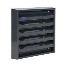 Renson 431 opbouw muurrooster 165x165mm RAL7016