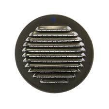 Renson 435/R inbouwrooster rond 150mm RAL9006