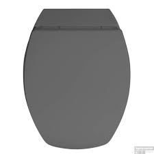Baccara 2 - Wc-Zitting - Glanzend Antraciet Grijs
