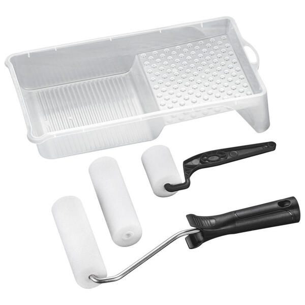 Lakrollerset Schuim 2X10Cm/1X5Cm + 2 Beugels