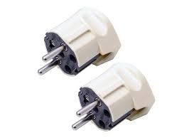 Stekker Haaks 16A 2P+A Wit 2St