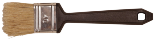 PLATTE KWAST LAK 40MM OET GOUD KUNSTSTOF GEEL