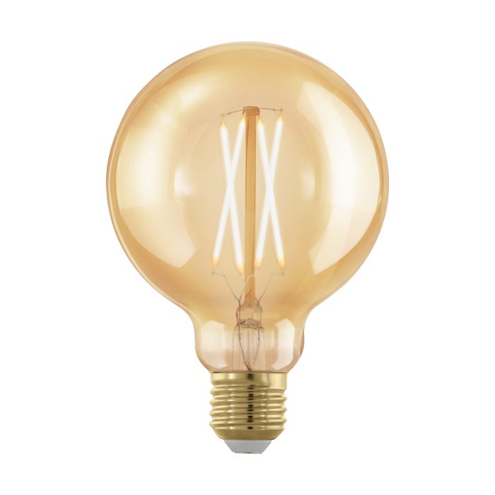 Eglo LED lichtbron bol G95 amber E27 4W 300lm 1700K