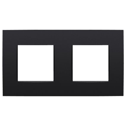 AFDEKPLAAT 2V HOR INTENSE M BLACK