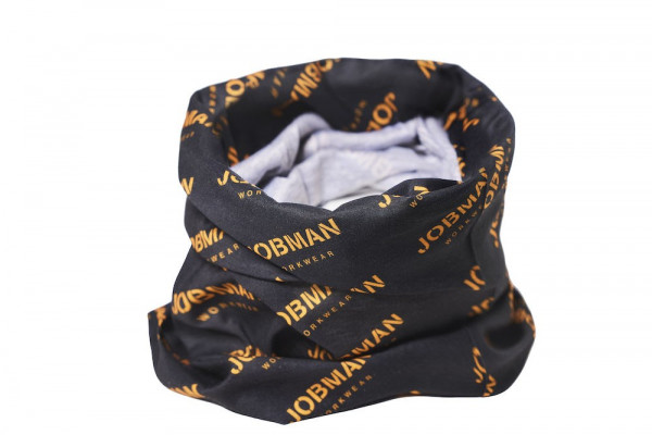 9693 - BANDANA ONSE SIZE - ZWART/ORANJE