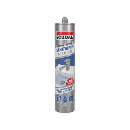 SOUDAL SANITAIR PREMIUM ZWART 290ML