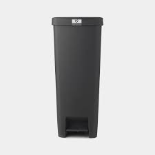 Brabantia Step-up pedaalemmer dark grey 40L