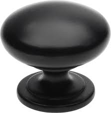 MEUBELKNOP - ZAMAK - ZWART - 32MM