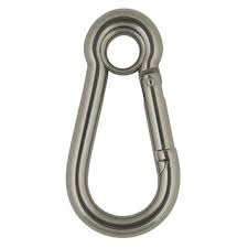 KARABIJNHAKEN GESLOTEN OOG 6X60MM VERZINKT - 2ST