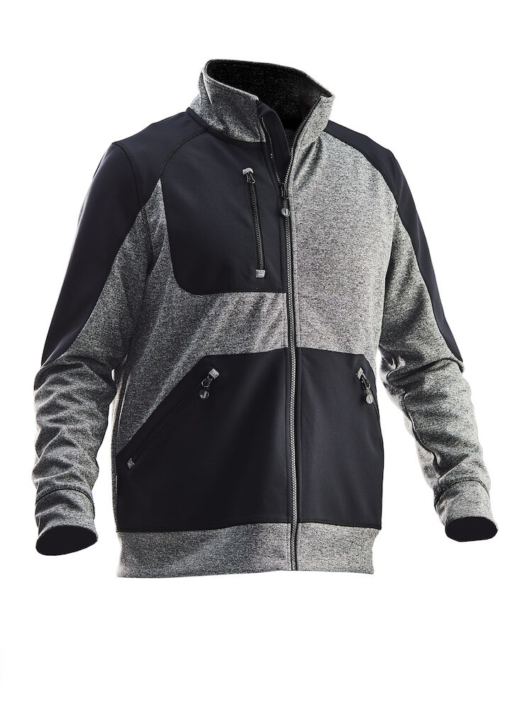 5304 - JAS SPUN DYE GRIJS MELANGE/ZWART