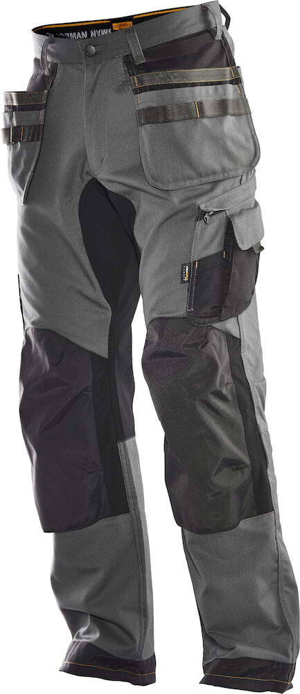 2164 - CRAFTSMAN BROEK STRETCH GRIJS/ZWART