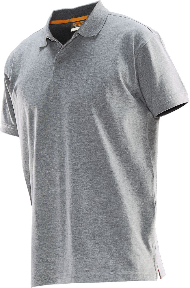 5564 - POLOSHIRT GRIJS MELANGE