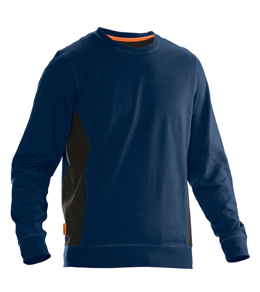 5402 - SWEATSHIRT - MARINE/ZWART