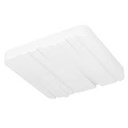 Plafondlamp 33x33x60 ferentino staal wit