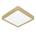 Fueva 5 opbouw - w.white - 21x21cm - 17W -  geelkoper geb.