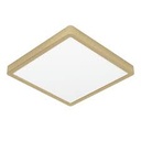 Fueva 5 opbouw - w.white - 28,5x28,5cm - 20,5W - geelkoper geb.