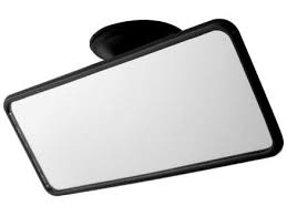 BINNENSPIEGEL 152X54 MM M/ZUIGNAP