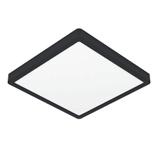 Eglo Fueva 5 LED opbouwarmatuur 285x285mm zwart dimbaar 2400lm 3000K
