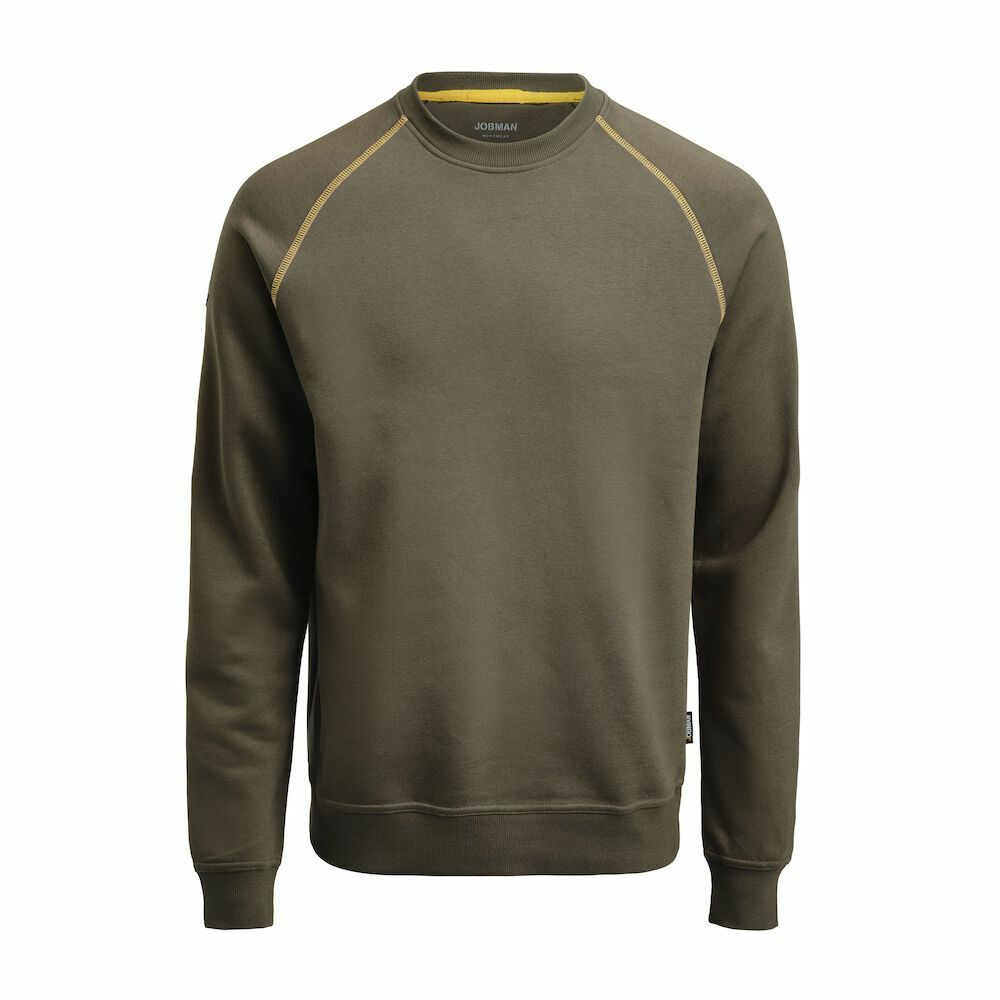5140 - sweatshirt olijfgroen