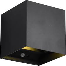 Reality Talent wandlamp 3000K 50LM - wit zwart - vierkant