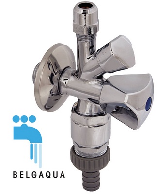 Combi hoekstopkraan 1/2 Belgaqua gekeurd