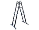 Vouwladder 4x3 - zwart