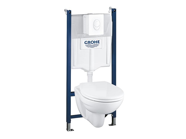 Grohe - Pack hang-WC Solido compact - 4in1
