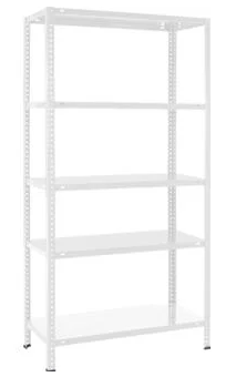Metalen opbergrek 180x90x40 5 legborden - GALVA