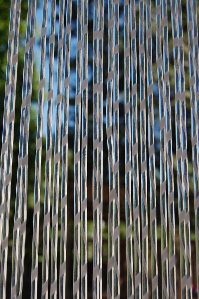 Vliegengordijn Calvi transpaant - bruin 100x232cm