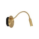 Wandlamp oplaadbaar Jolijn - magn. - goud - Ø11cm