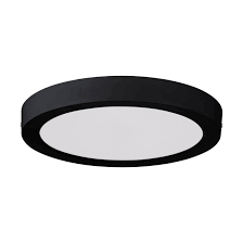 Idun-E plafondlamp zwart Ø225 - 4000lm - IP20