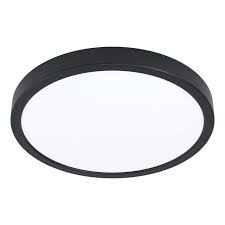 Eglo Fueva opbouwarmatuur zwart Ø285 - 3000lm - IP20