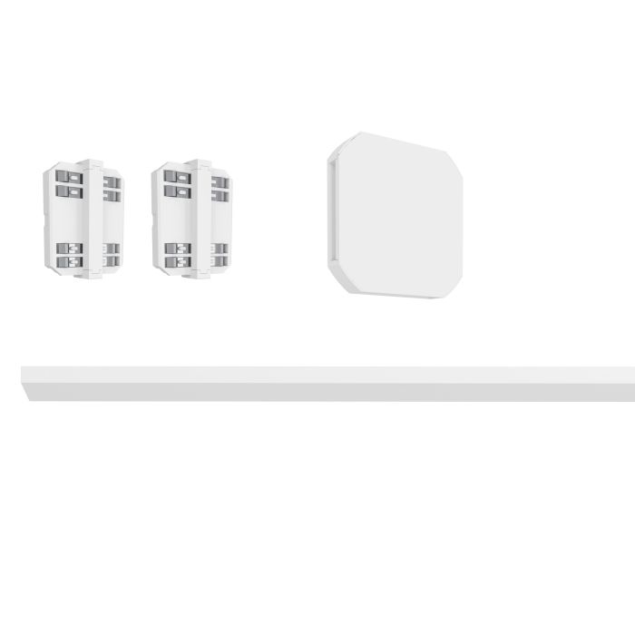 Track plus uitbreiding wit 1m