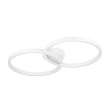 Eglo Amandolo plafondlamp wit  19,5w - 2400lm 3x E27 staal zwart