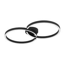 mandolo plafondlamp zwart 19,5w - 2400lm