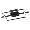 Amandolo plafondlamp recht zwart 17w - 1900lm