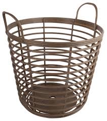 Mand ECO 40L bruin hout PP