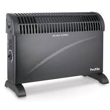 Convectorkachel Mistral 2000W zwart