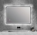 Lafiness Lido LED spiegel square m/zwarte rand 60x80cm