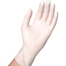 Semperguard latex wergwerphandschoenen M 7/8 (100st)