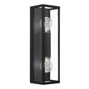 Eglo Amezola wandlamp 2xE27 zwart IP44
