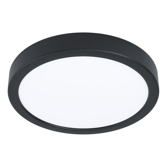EgloFueva 5 LED opbouwarmatuur 210mm zwart + sensor 2000lm 3000K