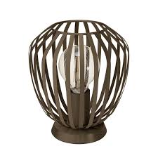 Eglo Espinal tafellamp E27 brons staal