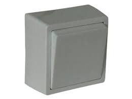 SCHAKELAAR OPBOUW 1P WIT