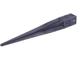 Grondpiketten 70x70x50mm - pet recycled zwart