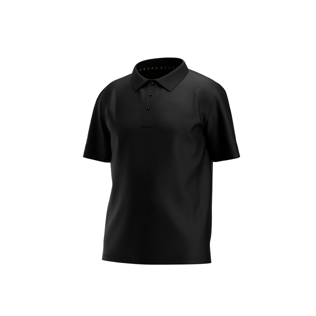 Kasai polo heren zwart