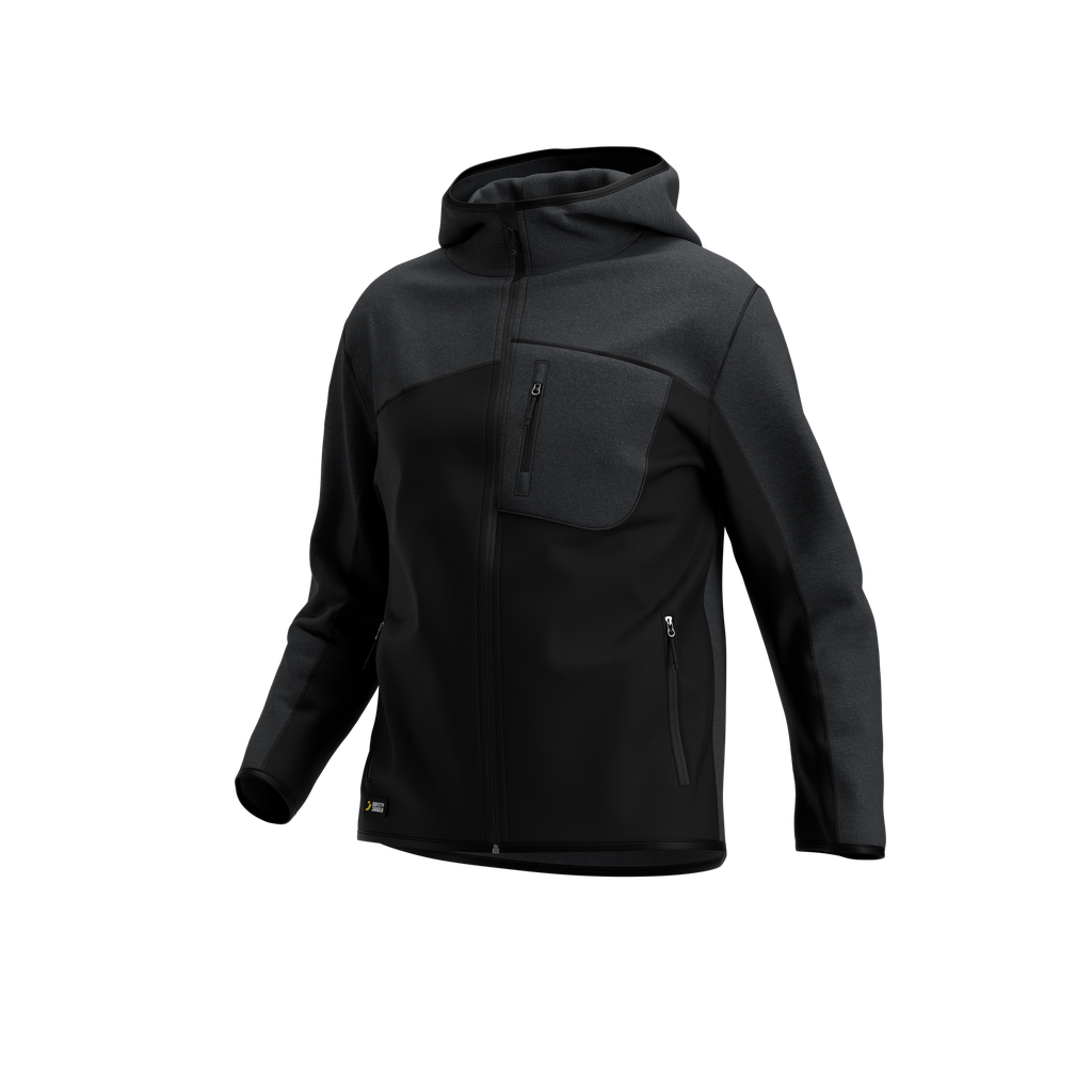 Oak hoodie zwart/grijs