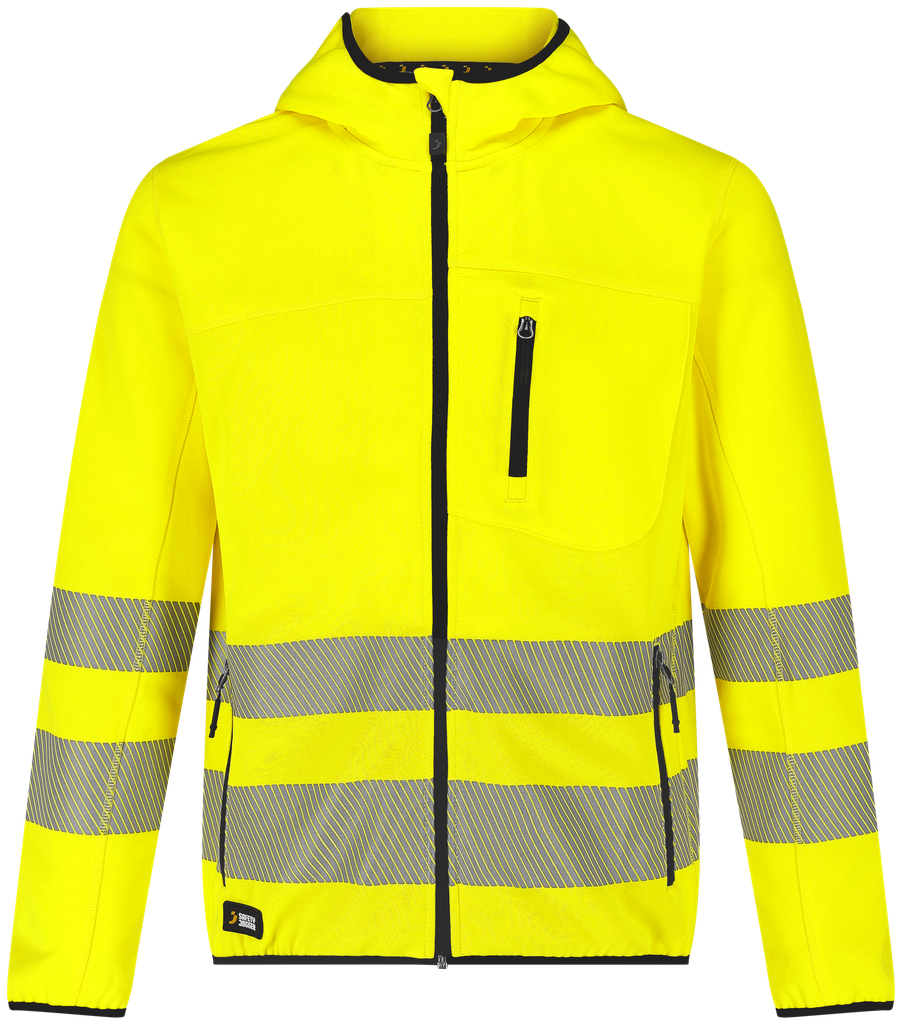Scuti hoodie geel - High-Vis
