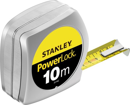 Stanley rolbandmaat powerlock 10M - 25mm