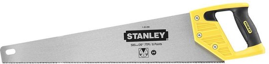 Stanley houtzaag tradecut fijn 550mm 11 TPI
